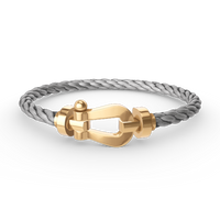 [Plus Jewelry]FORCE LARGE HORSESHOE NO DIAMOND BRACELET GOLD