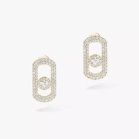 [Plus Jewelry]So Move Pave_-Set Diamond Earrings in Silver