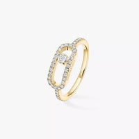 [Plus Jewelry]Move Uno Diamond Ring in Gold