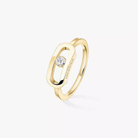 [Plus Jewelry]Move Uno Diamond Ring in Gold