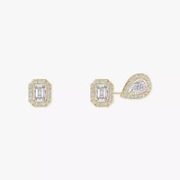 [Plus Jewelry]Diamond Earrings 0,10ct My Twin 1+2