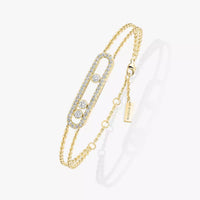 [Plus Jewelry] Move Classique pavé bracelet