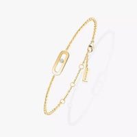 [Plus Jewelry]Move Uno Diamond Bracelet