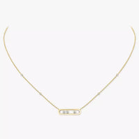 [Plus Jewelry] Baby Move Gold Diamond Necklace