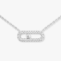 [Plus Jewelry]Diamond Necklace Move Uno