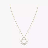 [Plus Jewelry]Move Romane Long Pave_-Set Diamond Necklace