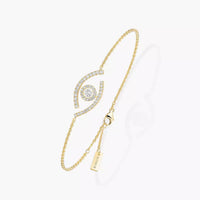 [Plus Jewelry]Lucky Eye Pave-Set Diamond Bracelet