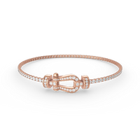 [Plus Jewelry]FORCE  HORSESHOE  DIAMOND TENNIS BRACELET