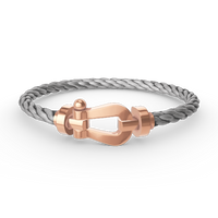 [Plus Jewelry]FORCE LARGE HORSESHOE NO DIAMOND BRACELET ROSE GOLD