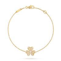 [Plus Jewelry]FRIVOLE GOLD FLOWER DIAMOND BRACELET