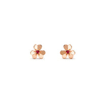 [Plus Jewelry]FRIVOLE  FLOWER PINK EARRINGS