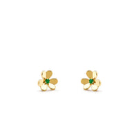 [Plus Jewelry]FRIVOLE  FLOWER MALACHITE EARRINGS