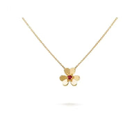[Plus Jewelry]FRIVOLE GOLD FLOWER NECKLACE