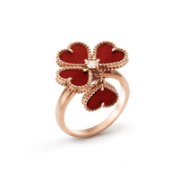 [Plus Jewelry]SWEET CLOVER CARNELIAN RING