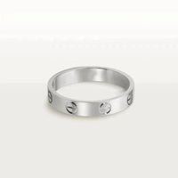 [Plus Jewelry]LOVE RING 4MM 1 DIAMOND SILVER